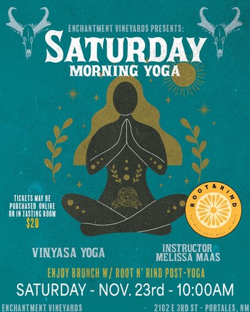 Saturday Morning Yoga (Nov. 23rd)